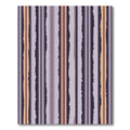Earthy Tones Vertical Stripe Composition Rug