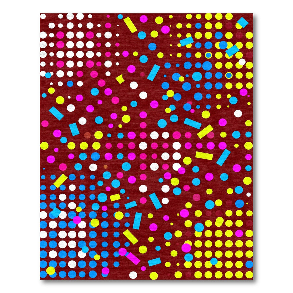 Bold Confetti Circles and Rectangles Rug