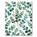 Lush Green Eucalyptus Botanical Art Rug