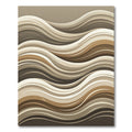 Earthy Tone Abstract Swirl Rug