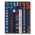 Bold Mid Century Modern Scoreboard Art Rug