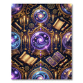 Celestial Crystal Ball Galaxy Astrology Rug