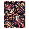 Warm Orange Dot Gradient Array Rug