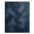 Moody Dark Blue Textured Abstract Clouds Rug
