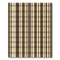 Brown Beige Plaid Vertical Stripe Rug
