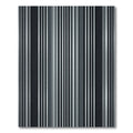 Modern Charcoal Gray Stripe Rug