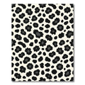Bold Black Spots Cream Background Rug