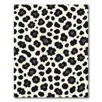 Bold Black Spots Cream Background Rug