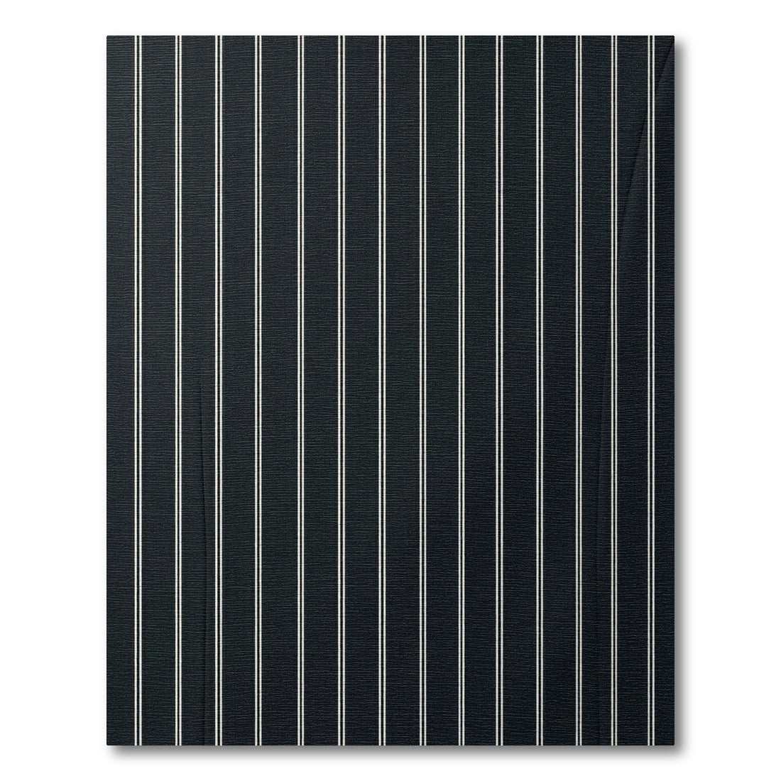 Classic Black White Pinstripe Abstraction Rug