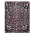Dusty Rose Ornate Filigree Mandala Rug