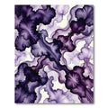Deep Amethyst Ink Flow Rug