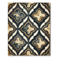 Vintage Quatrefoil Medallion Arrangement Rug