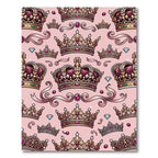 Regal Pink Jewel Crown Collection Rug
