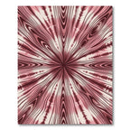 Radiant Crimson Woodgrain Swirl Rug