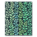 Verdant Leafy Vine Gradient Rug