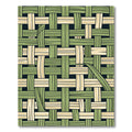 Woven Sage And Cream Texture Rug