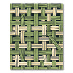 Woven Sage And Cream Texture Rug