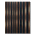Earthy Copper Vertical Stripe Rug
