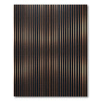 Earthy Copper Vertical Stripe Rug