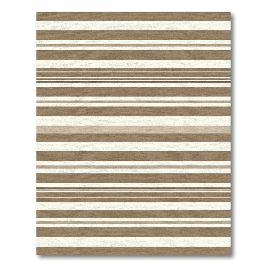 Earthy Neutral Tones Striped Rug
