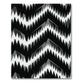 Distorted Geometric Sharp Peak Pattern Rug