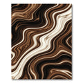 Earthy Marble Swirl Abstract Rug