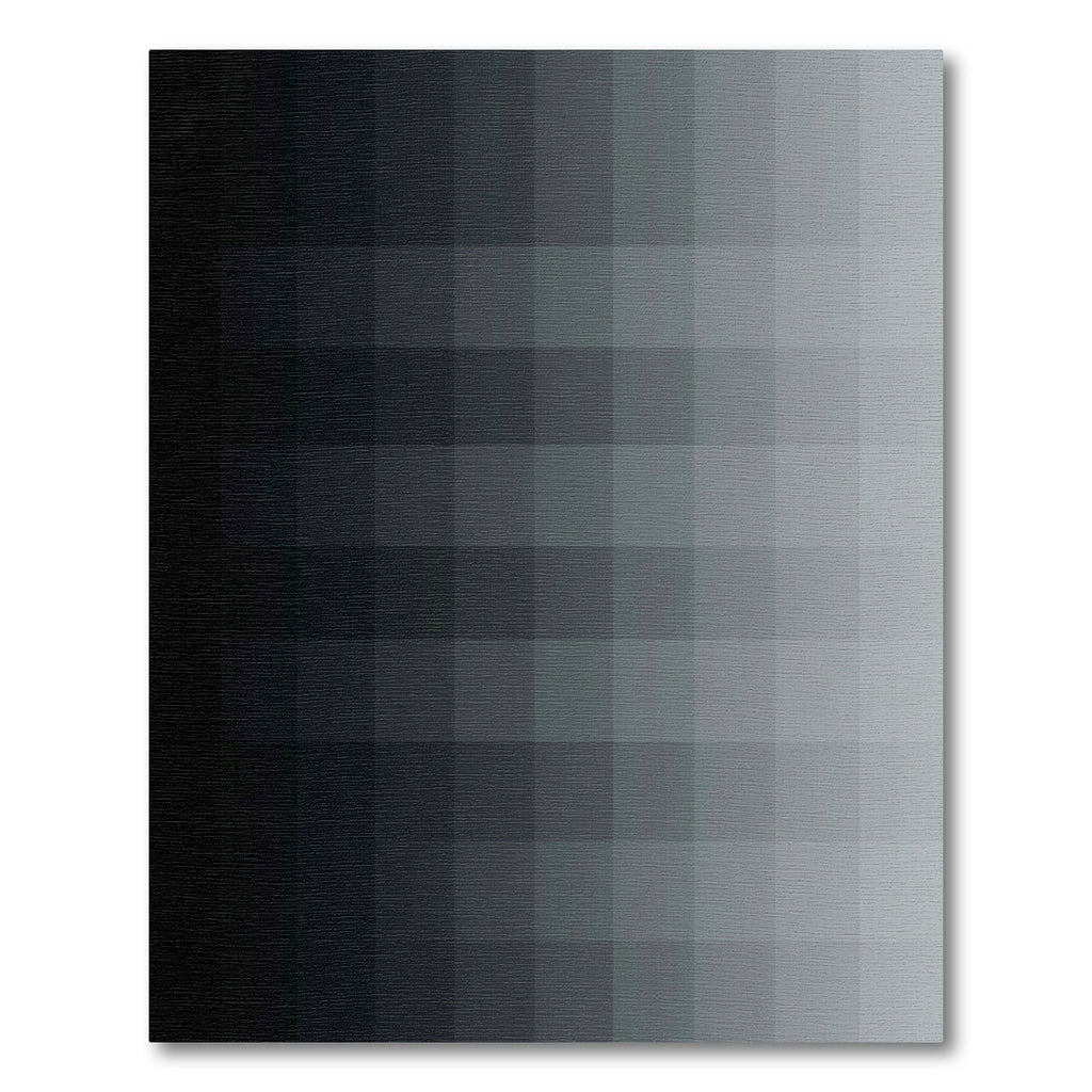 Monochrome Gradient Squared Relief Rug