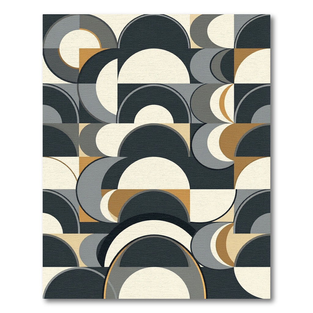 Mid Century Arcs And Arches Rug
