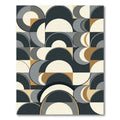 Mid Century Arcs And Arches Rug