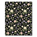 Delicate Pastel Roses Floral Bouquet Rug