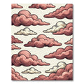 Vintage Dusty Rose Cloudscape Rug