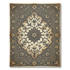 Vintage Floral Arch Medallion Rug