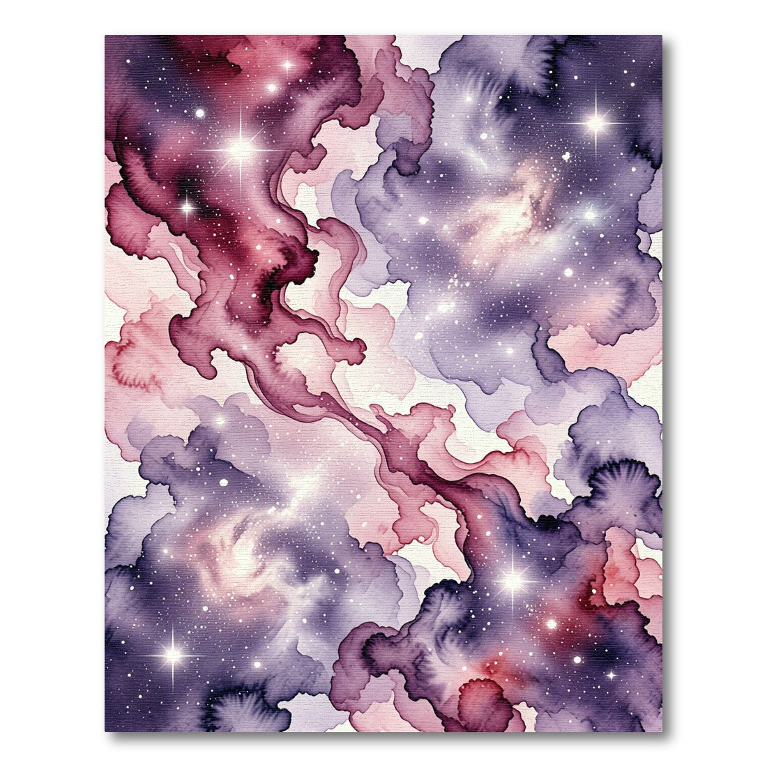 Ethereal Galaxy Nebula Swirl Clouds Rug