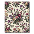 Vintage Romantic Mixed Floral Bouquet Rug