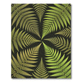Radiant Green Fern Foliage Repeat Rug