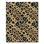 Classic Golden Brown Animal Spot Rug