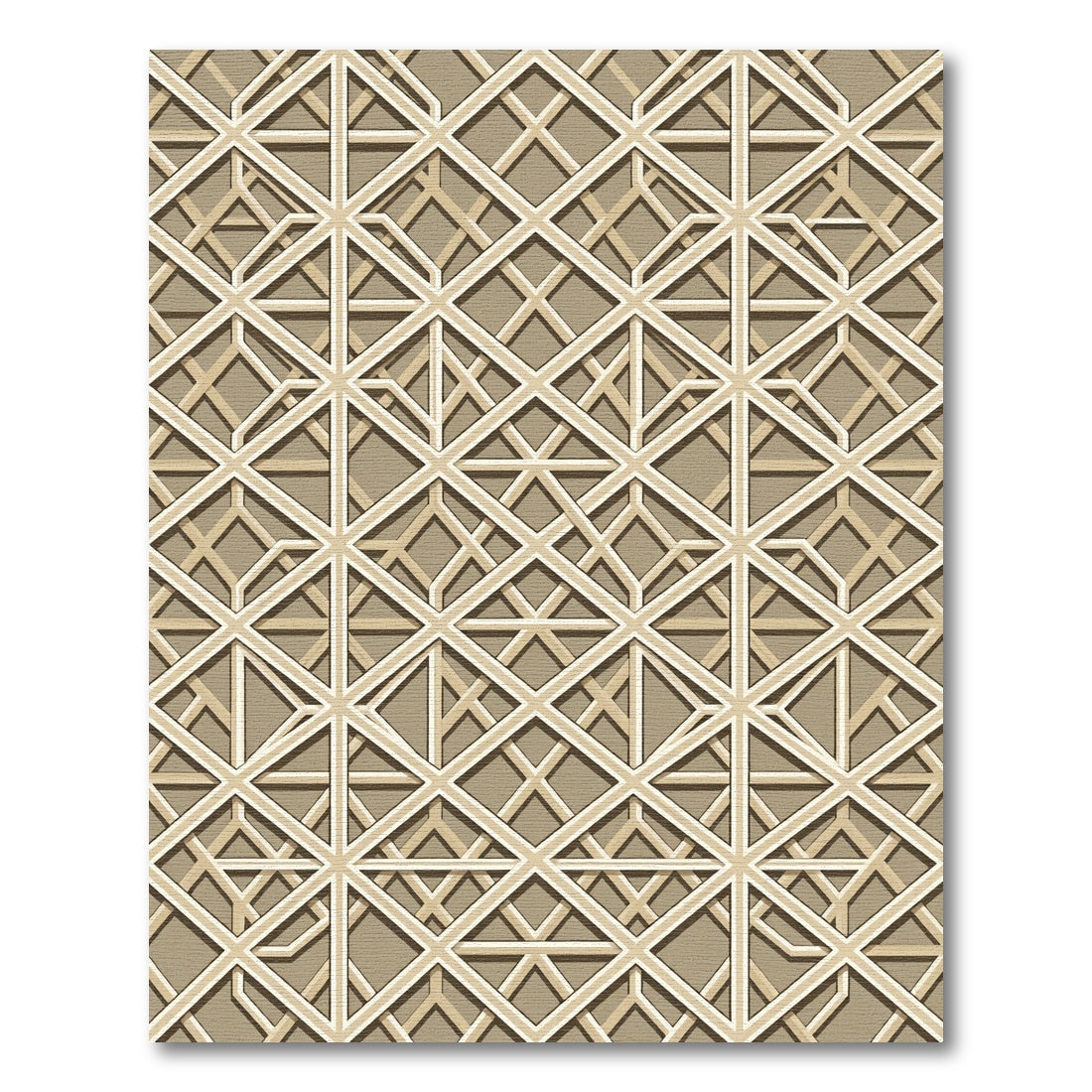 Geometric Trellis Neutral Lattice Rug