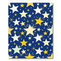 Golden Starry Night Navy Rug