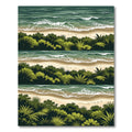 Coastal Shoreline Lush Tropical Vista Rug