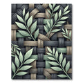 Sage Leaf Woven Earthy Tones Rug