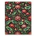 Elegant Pink Lotus Botanical Garden Rug