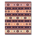 Tribal Sunburst Diamond Stripe Rug