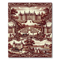 Ornate Chateau Garden Scene Rug