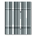 Minimalist Monochrome Vertical Linear Stripe Rug