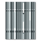Minimalist Monochrome Vertical Linear Stripe Rug