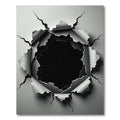 Monochromatic Abstract Ripped Concrete Effect Rug