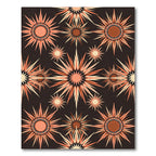 Earthy Starburst Medallion Rug