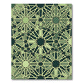 Forest Green Intricate Star Geometric Rug
