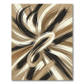 Earthy Swirls Brushstroke Abstraction Rug