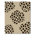 Tawny Brown Leopard Spots Collage Rug